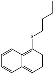 Naphthalene, 1-(butylthio)- Structure