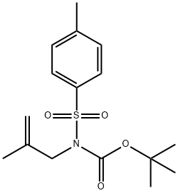 Carbamic acid, [(4-methylphenyl)sulfonyl](2-methyl-2-propenyl)-, 1,1-dimethylethyl ester (9CI) Structure