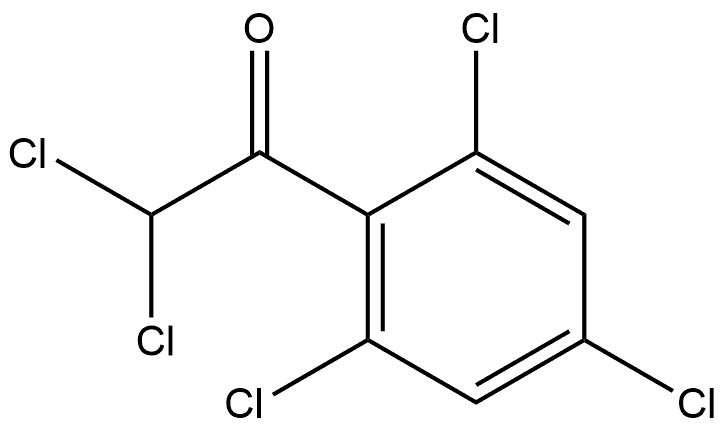 2,2-dichloro-1-(2,4,6-trichlorophenyl)ethanone Structure