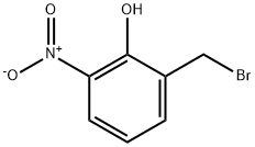 Phenol, 2-(bromomethyl)-6-nitro- Structure