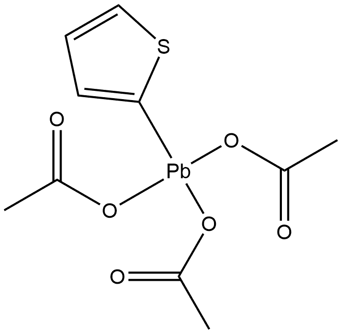 Plumbane, tris(acetyloxy)-2-thienyl- (9CI) Structure
