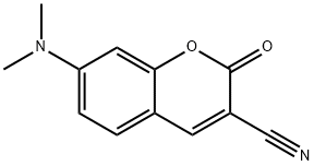 2H-1-Benzopyran-3-carbonitrile, 7-(dimethylamino)-2-oxo- Structure