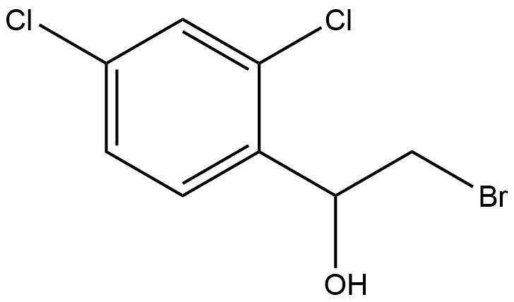 α-(Bromomethyl)-2,4-dichlorobenzenemethanol 구조식 이미지