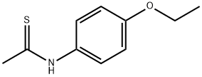 Ethanethioamide, N-(4-ethoxyphenyl)- Structure