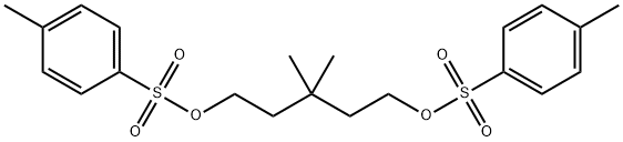 1,5-Pentanediol, 3,3-dimethyl-, 1,5-bis(4-methylbenzenesulfonate) 구조식 이미지