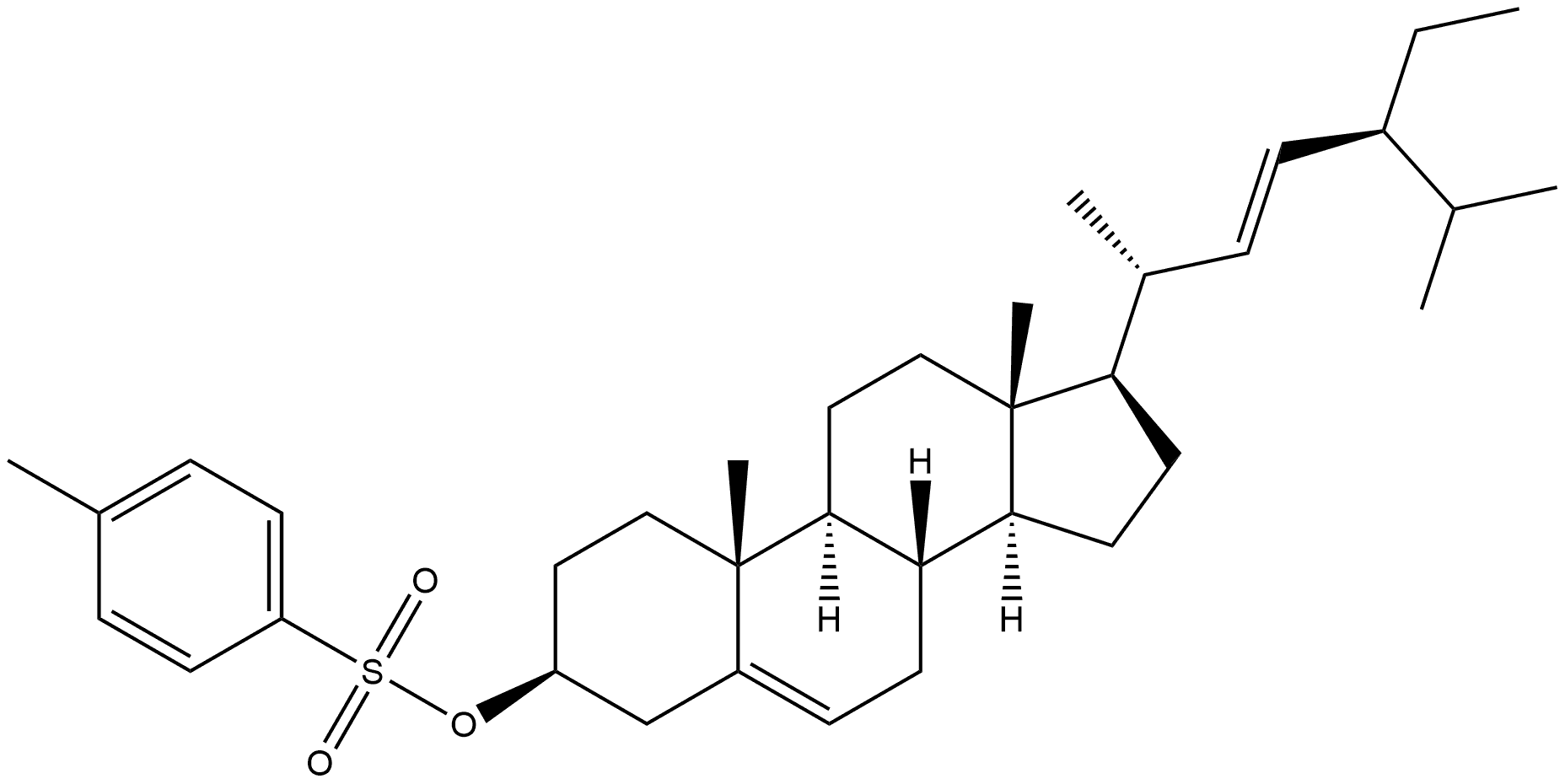 Stigmasteryl Tosylate Structure