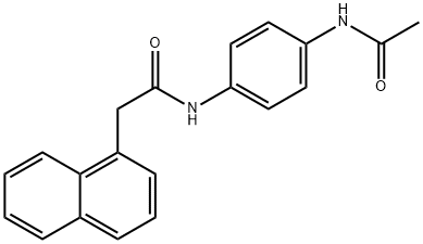 1-Naphthaleneacetamide, N-[4-(acetylamino)phenyl]- 구조식 이미지