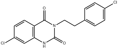 7-Chloro-3-(4-chlorophenethyl)quinazoline-2,4(1H,3H)-dione Structure