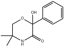 2-Hydroxy-5,5-dimethyl-2-phenyl-morpholin-3-one Structure