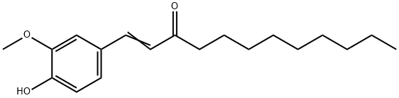 1-Dodecen-3-one, 1-(4-hydroxy-3-methoxyphenyl)- Structure