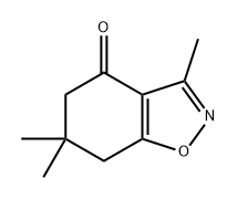 1,2-Benzisoxazol-4(5H)-one, 6,7-dihydro-3,6,6-trimethyl- Structure