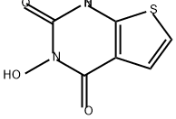 Thieno[2,3-d]pyrimidine-2,4(1H,3H)-dione, 3-hydroxy- 구조식 이미지