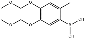 Boronic acid, [4,5-bis(methoxymethoxy)-2-methylphenyl]- (9CI) 구조식 이미지