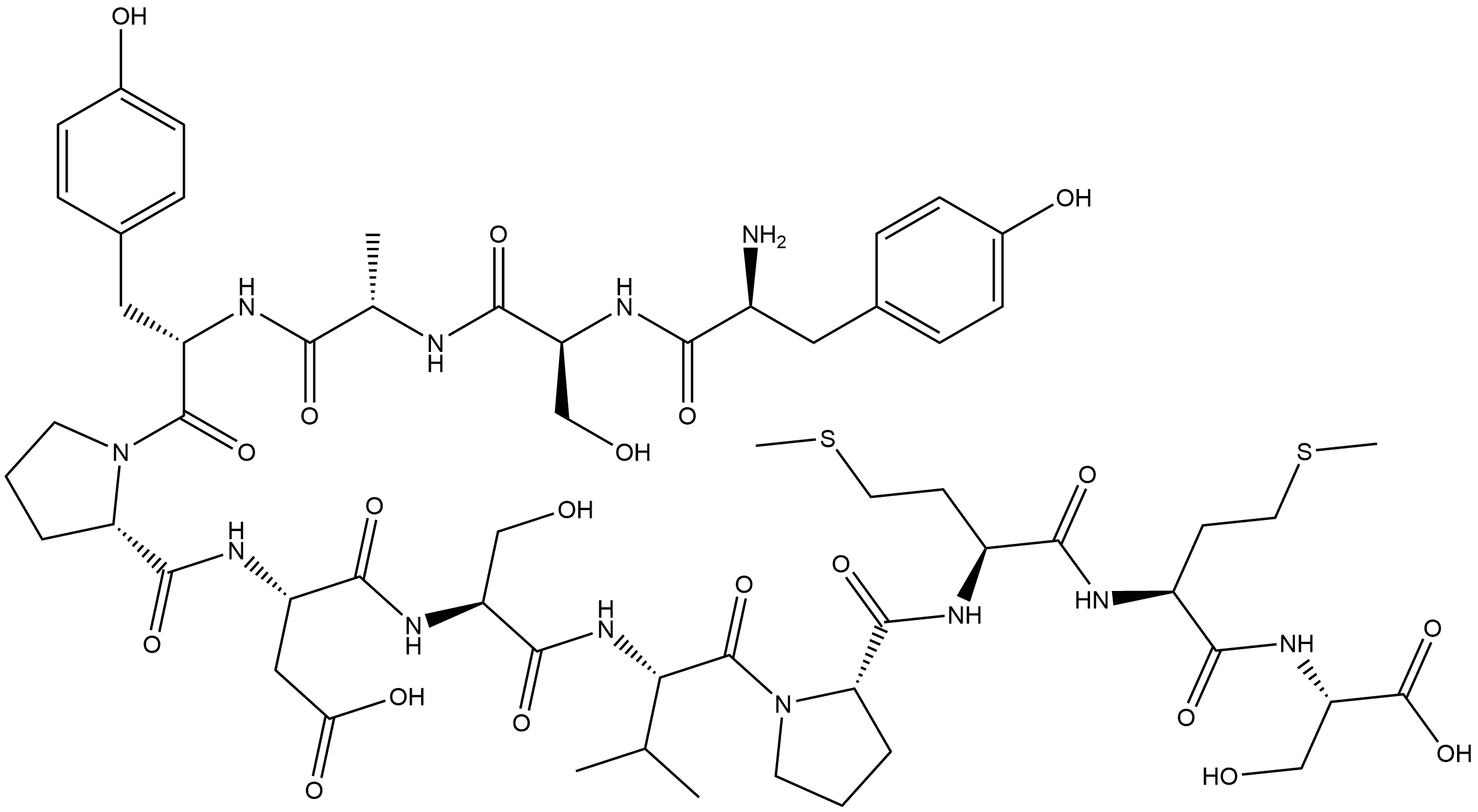 EPHRIN-A2-SELECTIVE YSA-PEPTIDE 구조식 이미지
