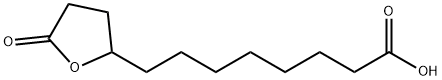 2-Furanoctanoic acid, tetrahydro-5-oxo- 구조식 이미지