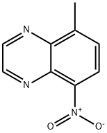 Quinoxaline, 5-methyl-8-nitro- Structure