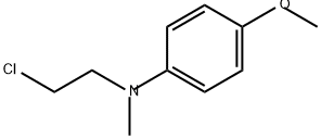 Benzenamine, N-(2-chloroethyl)-4-methoxy-N-methyl- Structure