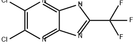 1H-Imidazo[4,5-b]pyrazine, 5,6-dichloro-2-(trifluoromethyl)- Structure