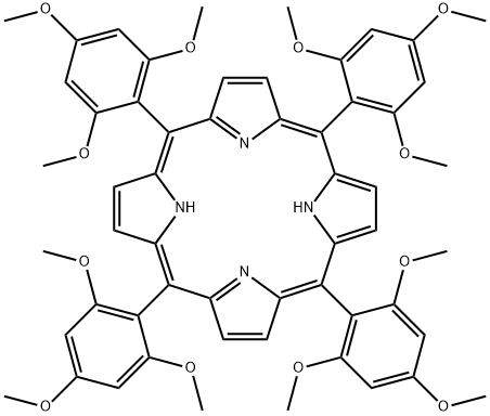 5,10,15,20-Tetakis(2,4,6-trimethoxyphenyl)-21,23H-porphyrin Structure