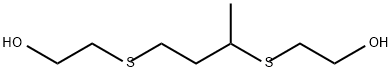 Ethanol, 2,2'-[(1-methyl-1,3-propanediyl)bis(thio)]bis- 구조식 이미지