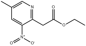 ethyl 2-(5-methyl-3-nitropyridin-2-yl)acetate Structure