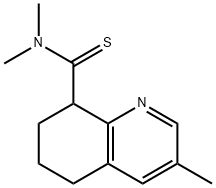 N,N,3-Trimethyl-5,6,7,8-tetrahydroquinoline-8-carbothioamide Structure
