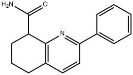 2-Phenyl-5,6,7,8-tetrahydroquinoline-8-carboxamide Structure