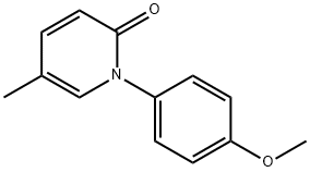 2(1H)-Pyridinone, 1-(4-methoxyphenyl)-5-methyl- Structure