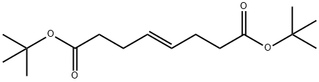 4-Octenedioic acid, 1,8-bis(1,1-dimethylethyl) ester, (4E)- Structure