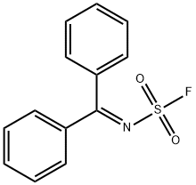 Sulfamoyl fluoride, N-(diphenylmethylene)- Structure