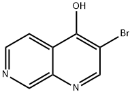 1,7-Naphthyridin-4-ol, 3-bromo- 구조식 이미지