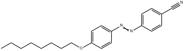 Benzonitrile, 4-[2-[4-(octyloxy)phenyl]diazenyl]- Structure