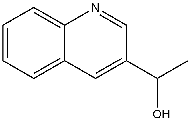 3-Quinolinemethanol, α-methyl-, (+)- 구조식 이미지