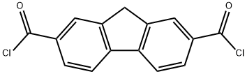 9H-Fluorene-2,7-dicarbonyl dichloride 구조식 이미지