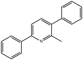 Pyridine, 2-methyl-3,6-diphenyl- Structure