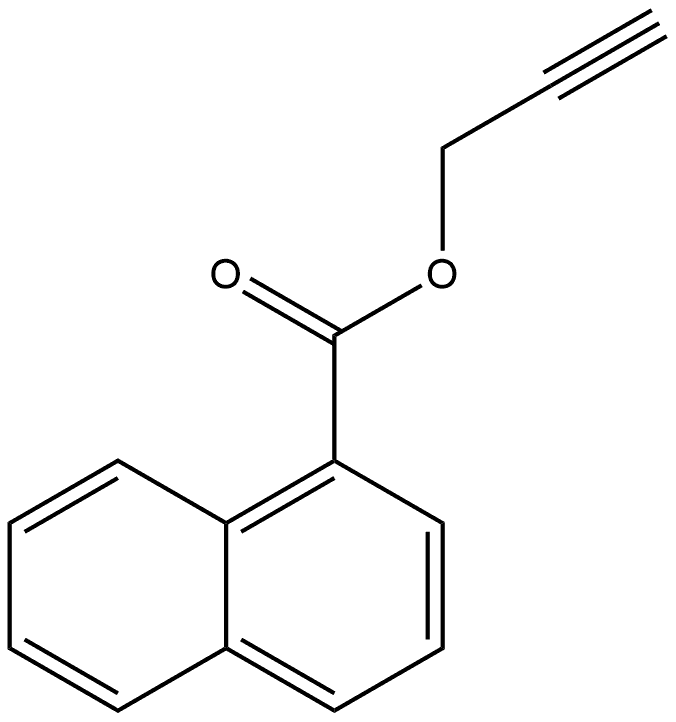 2-Propyn-1-yl 1-naphthalenecarboxylate Structure