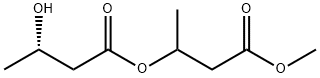 Butanoic acid, 3-hydroxy-, (1S)-3-methyl-3-oxopropyl ester, (3S)- Structure