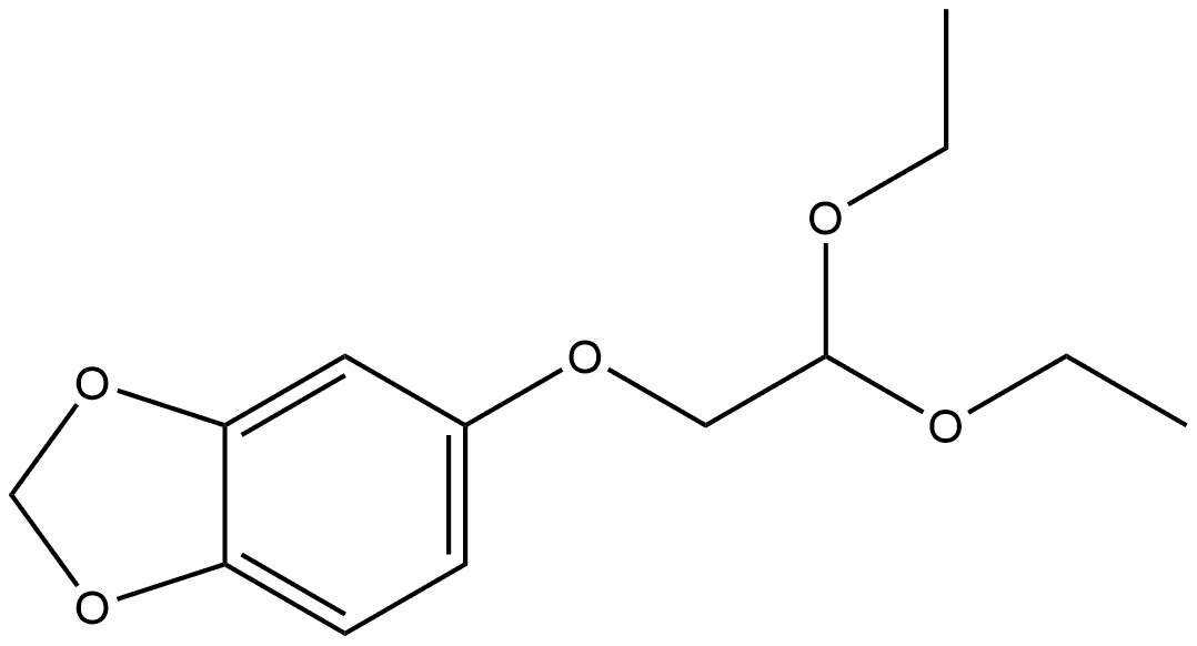 5-(2,2-Diethoxyethoxy)-1,3-benzodioxole Structure