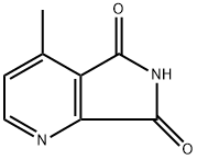 4-METHYL-5H.6H,7H-PYRROLO[3.4-B]PYRIDINE-5.7-DIONE Structure