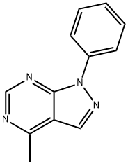 4-Methyl-1-phenyl-1H-pyrazolo[3,4-d]pyrimidine Structure