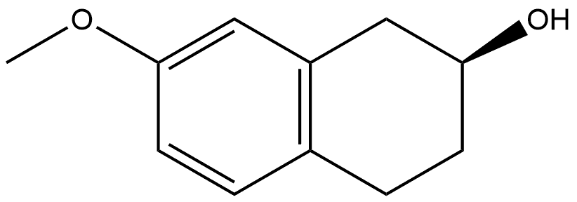 (S)-7-methoxy-1,2,3,4-tetrahydronaphthalen-2-ol 구조식 이미지