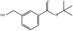 Benzoic acid, 3-(mercaptomethyl)-, 1,1-dimethylethyl ester Structure