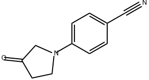 Benzonitrile, 4-(3-oxo-1-pyrrolidinyl)- Structure