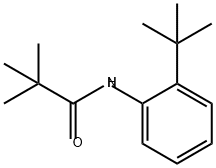 Propanamide, N-[2-(1,1-dimethylethyl)phenyl]-2,2-dimethyl- Structure