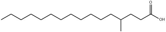 Hexadecanoic acid, 4-methyl- Structure