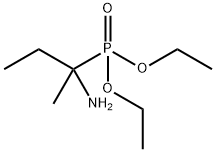 Phosphonic acid, P-(1-amino-1-methylpropyl)-, diethyl ester Structure