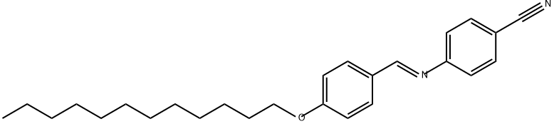 Benzonitrile, 4-[[[4-(dodecyloxy)phenyl]methylene]amino]-, (E)- (9CI) Structure