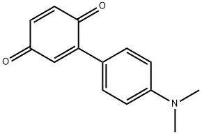 2,5-Cyclohexadiene-1,4-dione, 2-[4-(dimethylamino)phenyl]- Structure