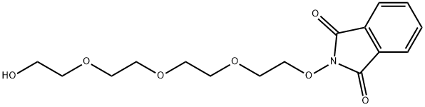 1H-Isoindole-1,3(2H)-dione, 2-[2-[2-[2-(2-hydroxyethoxy)ethoxy]ethoxy]ethoxy]- Structure