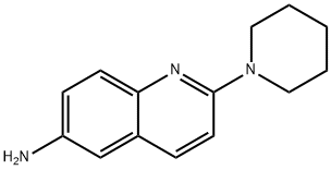 2-(1-Piperidinyl)-6-quinolinamine Structure